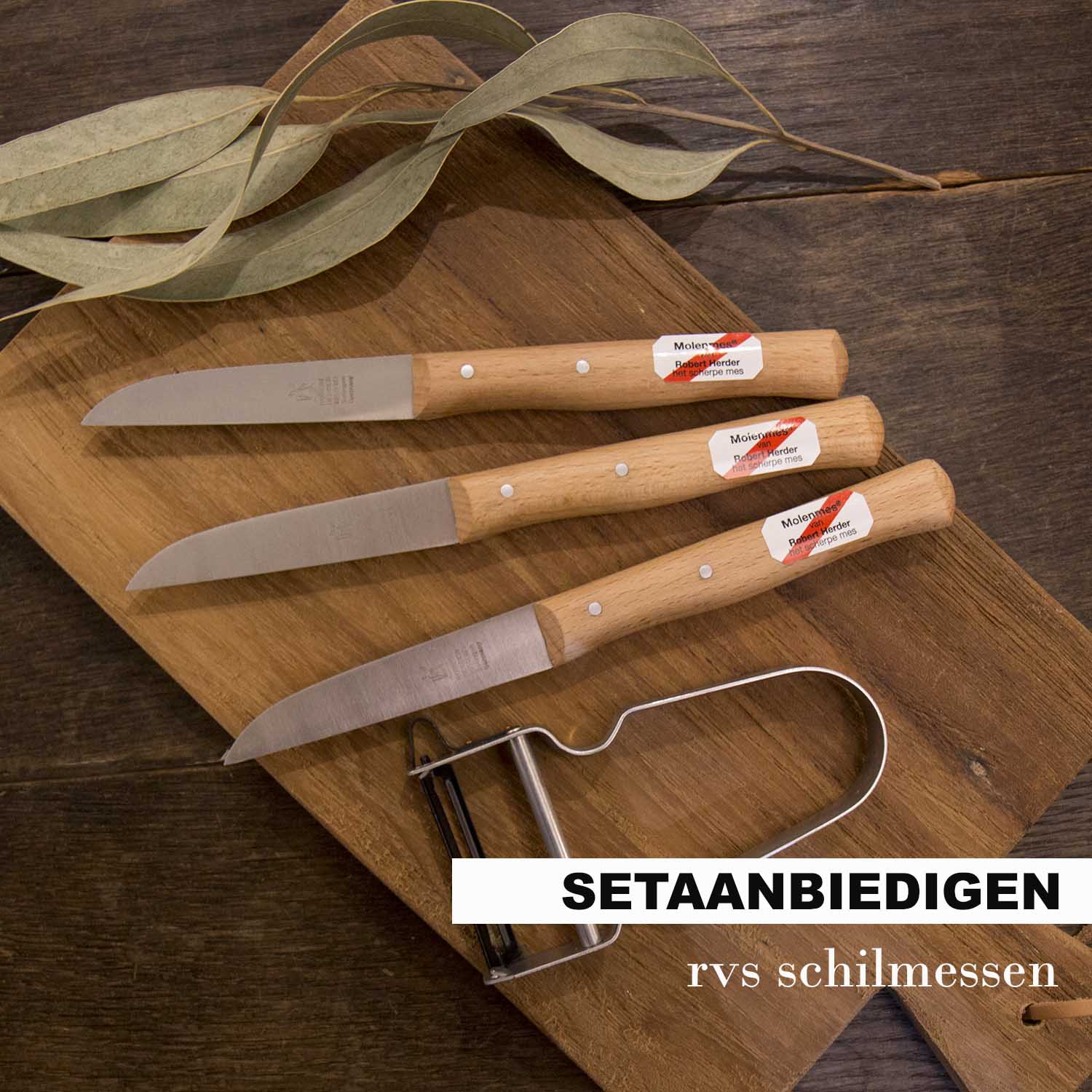 schilmes herder molenmes RVS aanbieding